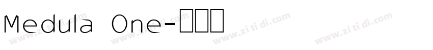 Medula One字体转换